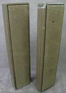Pair Vintage Lafayette Column Speakers Model 99 46146WX 16 Ohm 