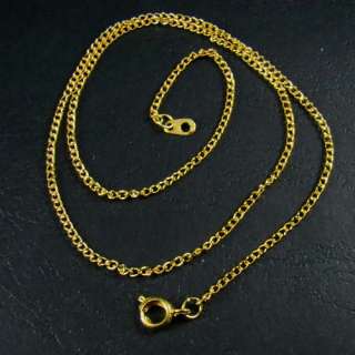 n8009 Wholesale Lots 5pcs 15.6 Posh Gold Plated Chain Clasp Necklace 