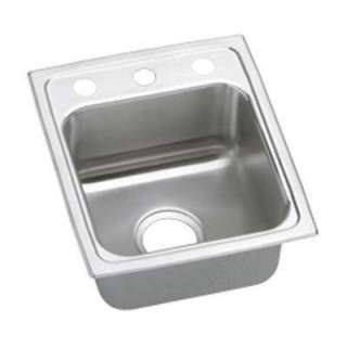   625 In. 3 Hole Single Bowl Kitchen Sink LRQ20223 