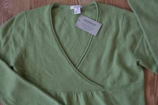Sundance Catalog Womens Cashmere wrap Sweater XS L XL  