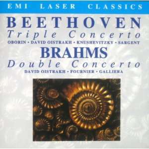 Beethoven   Triple Concerto; Brahms   Double Concerto  DAVID OISTRAKH 