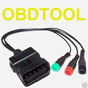 Opel Adapter 10 Pin Diagnose OBD 2 OBD2 für Bosch KTS  