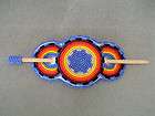 auth native american indian beaded stick hair barrette expedited 