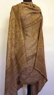 Versatile colors make this shawl the right accessory for many outfits.