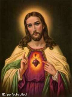   modern Art Religious oil painting Sacred Heart of Jesus 24x36  