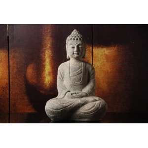 Yoga Buddha Statue Skulptur aus Polystein  Küche 
