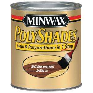 Minwax PolyShades 1 qt. Satin 1 Step Stain and Polyurethane 61340 at 