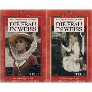 Die Frau in Weiß   Teil 1+2 [VHS] Heidelinde Weis, Christoph Bantzer 