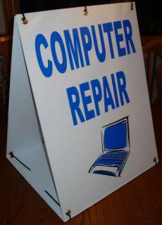 COMPUTER REPAIR Sandwich Board Sign 2 sided Kit NEW  