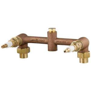  in. Fixed Cast Brass 2 Handle Tub Valve Body 05 31XA at The Home Depot