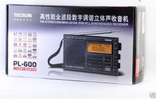 PL600 TECSUN PLL MW．FM ．LW．SW．SSB PL 600 DIGITAL RADIO New 