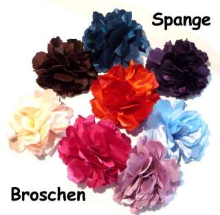 Haarschmuck Haarspange Spange Brosche Blumen 18 Farben  