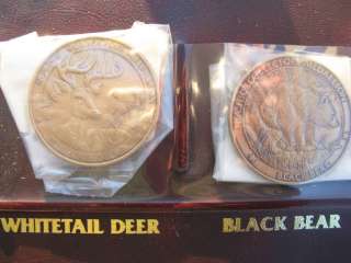 NORTH AMERICAN HUNTING CLUB BIG GAME COLLECTORS COINS  
