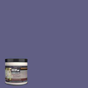 BEHR Ultra 8 oz. Pharaoh Purple Interior/Exterior Paint Tester # 640D 