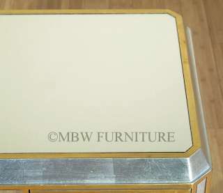   Silver/Gold Finish Mirrored Glass Vanity Table Desk mcd002ag  