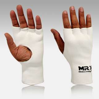   Thai Fist Hand Inner Gloves MMA Boxing Punching Wraps White  