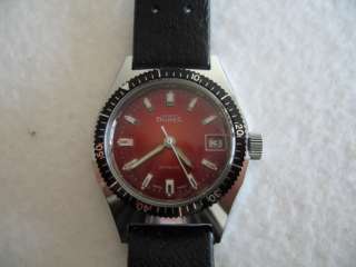 vintage borel NOS divers watch swiss 1960s date new  
