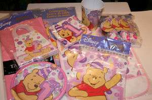 Disney Winnie the Pooh GIRL 1st Birthday Party Supplies ~ MANY CHOICES 