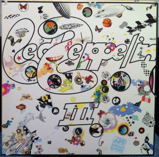 LED ZEPPELIN iii 3 LP VG+ SD 19128 Vinyl 1970 Record Spinning Wheel 