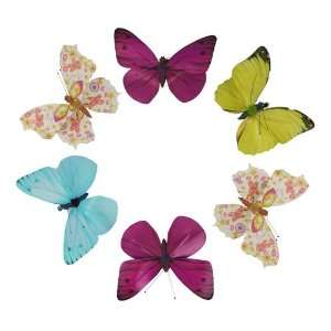 Deko Schmetterlinge BUTTERFLIES   6er Set  Garten