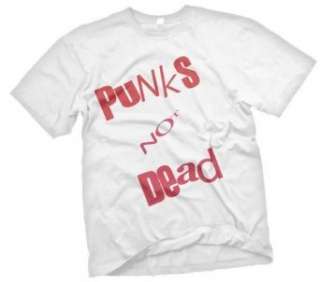 Shirt Punks Not Dead Punk Slogan  Bekleidung
