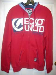 Ecko Unlimited Up Front Hoodie NWT $59.50 Pepper Red  