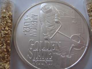 OZ.999 GOLDEN STATE MINT ART COIN PURE SILVER BULLION 2012 $ CRASH 