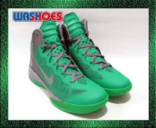 2012 Nike Zoom HyperEnforcer PE Metallic Silver Lucky Green Grey Volt 
