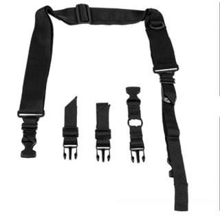 NEW   2 Point Tactical Rifle Sling System   BLACK COLOR  