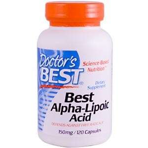 Doctors Best Alpha Lipoic Acid (ALA) 150 mg 120 Caps  
