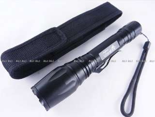 1600 Lumen CREE XM L T6 LED Zoomable Flashlight Torch Zoom Lamp 2x 