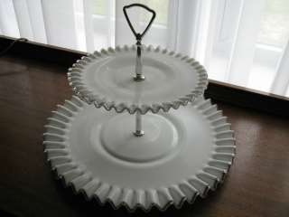 Silver Crest Two Tiered Tid Bit Tray  
