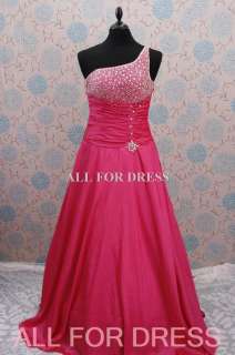 Sale discount designer Prom Dresses evening gown ball hot pink size 14 