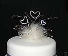 crystal heart cake topper wedding birthday anniversar more options £