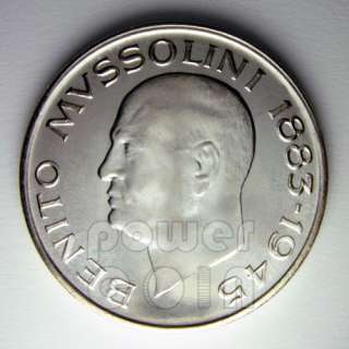 ITALY COIN FASCIST DUCE BENITO MUSSOLINI 100 LIRE 1922  