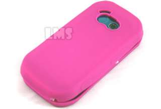 PINK SILICONE RUBBER SKIN CASE COVER FOR LG KS360 ETNA  