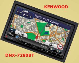 Autoradio 2 DIN Kenwood DNX 7280BT Wide VGA da 7 pollici con GPS 