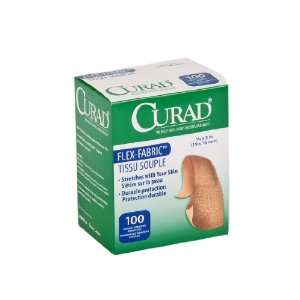  CURAD Comfort Cloth Adhesive Bandages, 3/4X3, STERILE 