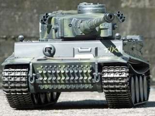RC Panzer Tiger 1 Silber Edition Tiki Schussfunktion HL  