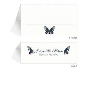  30 Personalized Place Cards   Butterfly Moss Spice Office 