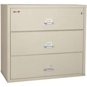  FireKing 3 Drawer 38 inch Lateral Fireproof File Office 