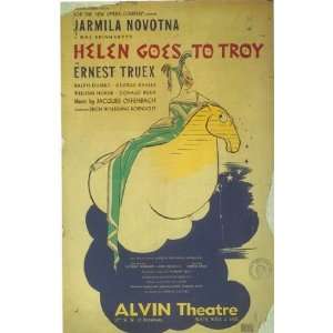  Helen Goes To Troy (Broadway) by Unknown 11x17