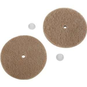  Koblenz Genuine Tan Cleaning and Polishing Pads Pack of 