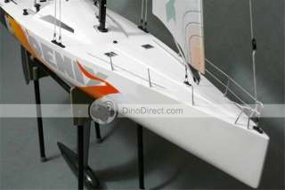 Sleek and aerodynamic boat hull design makes the sailing more stable
