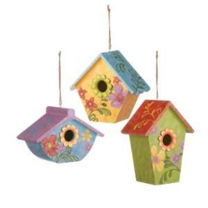 Colorful Painted Bird Houses