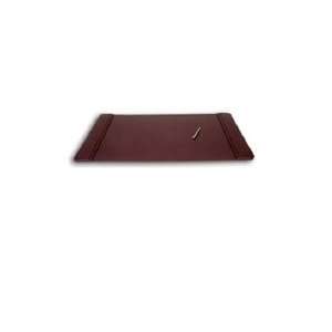   P7201   34 x 20 Burgundy Leather Side Rail Desk Pad