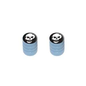 Skull Abstract   Motorcycle Bike Bicycle   Tire Rim Schrader Valve 