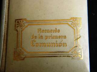 1930 ANTIQUE PRAYER BOOK CELLULOID JESUS w/ BOX  