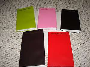 2012 Weekly Planner Pocket Calendar (5 color choices)  