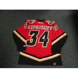Autographed Miikka Kiprusoff Jersey   2004 Stanley Cup   Autographed 